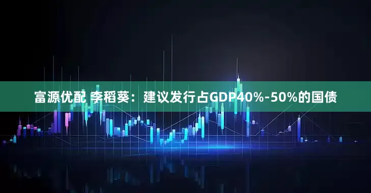 富源优配 李稻葵：建议发行占GDP40%-50%的国债