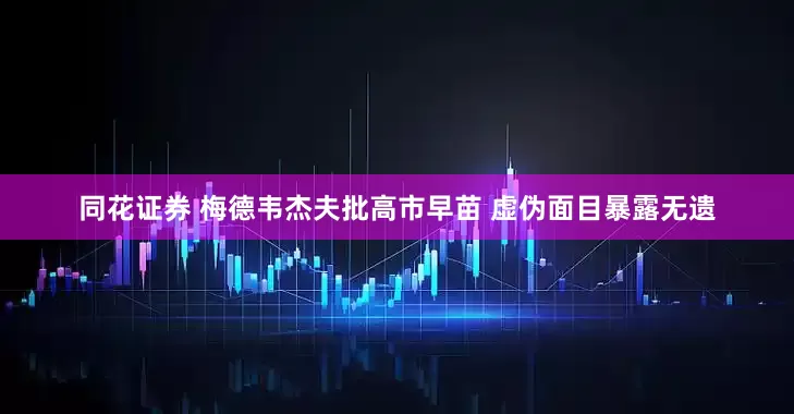 同花证券 梅德韦杰夫批高市早苗 虚伪面目暴露无遗